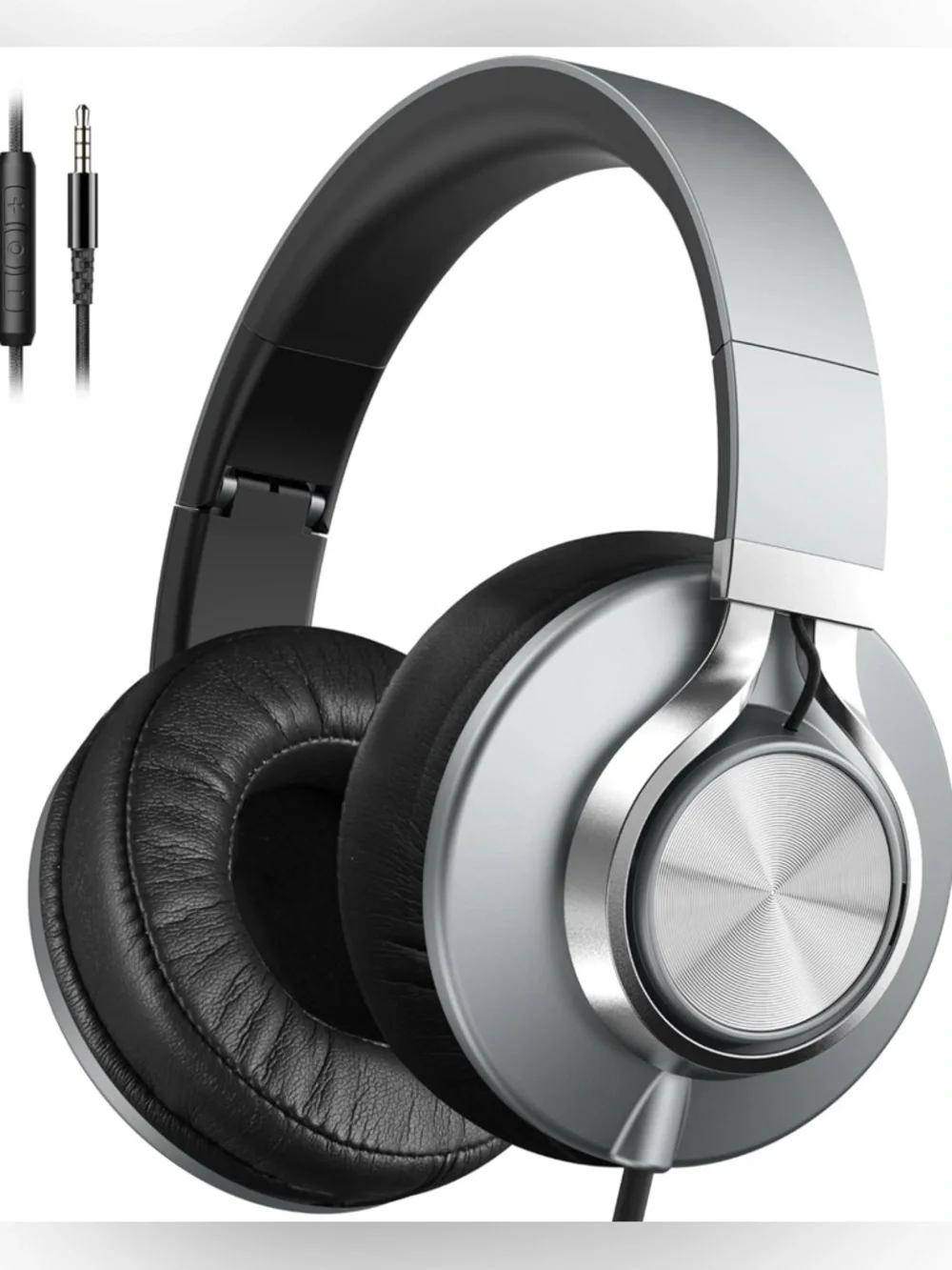 Wired Headphones with Microphone Volume Contro